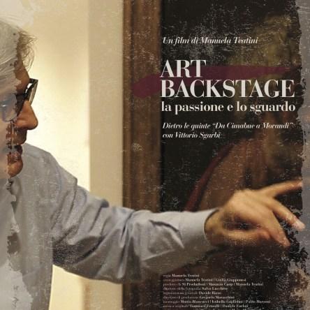 locandina di "Art Backstage - La Passione e Lo Sguardo"