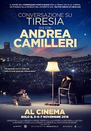 locandina di "Conversazione su Tiresia di e con Andrea Camilleri"