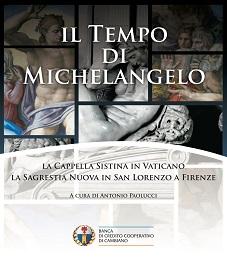 locandina di "Il Tempo di Michelangelo. La Sagrestia Nuova in San Lorenzo a Firenze"