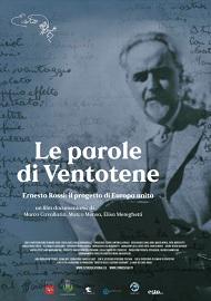 locandina di "Le Parole di Ventotene - Ernesto Rossi: il Progetto di Europa Unita"