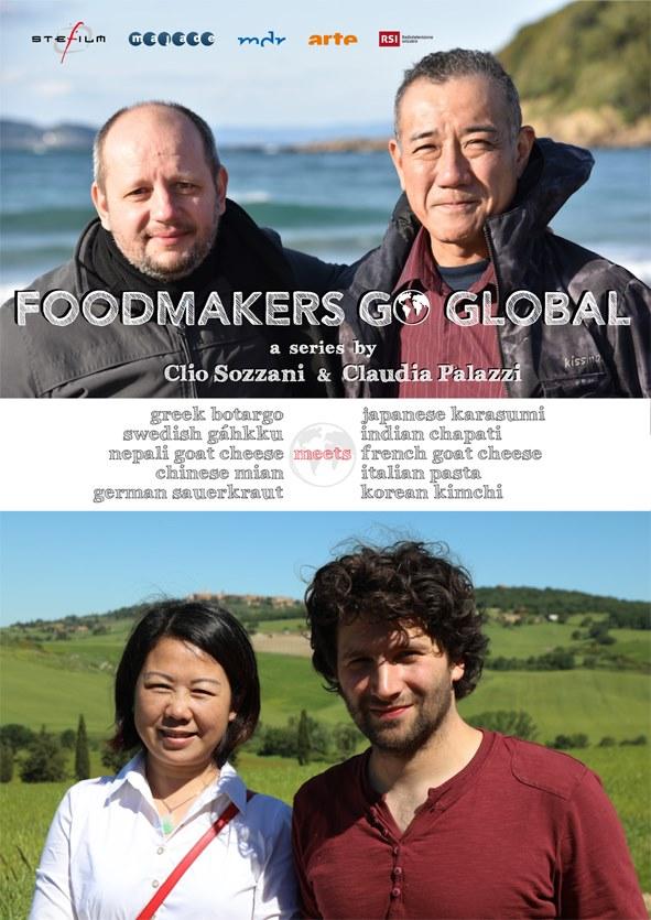 locandina di "Foodmakers Go Global. La Bottarga Greca incontra il Karasumi Giapponese"