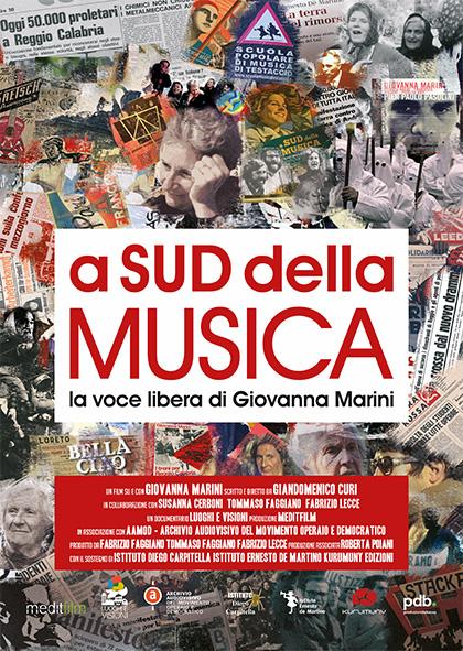locandina di "A Sud della Musica - La Voce libera di Giovanna Marini"