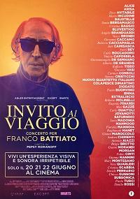 locandina di "Invito al Viaggio - Concerto per Franco Battiato"