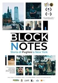 locandina di "Block Notes - Storie di Pugliesi a New York"